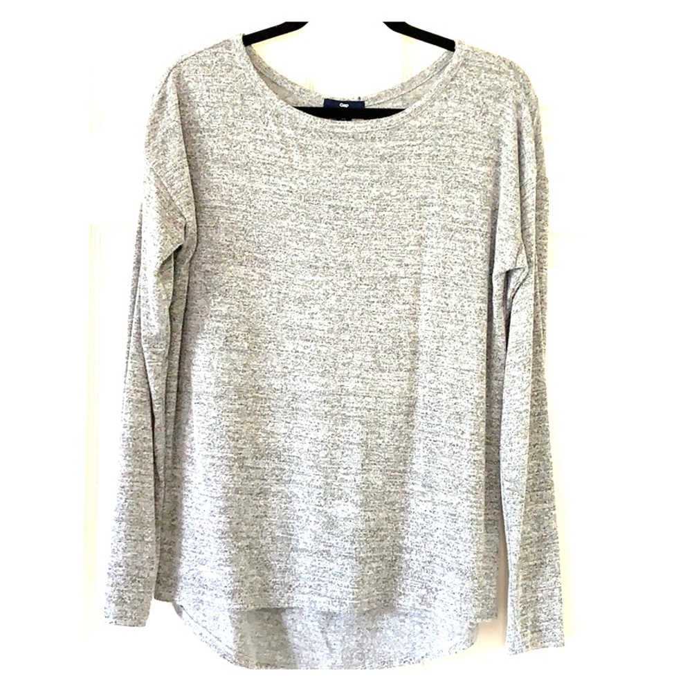 Light gray soft thin sweater